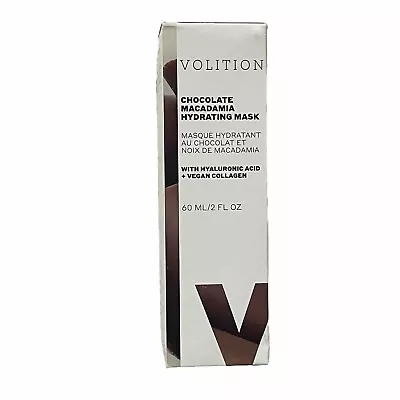 Volition Chocolate Macadamia Hydrating Mask Hyaluronic Acid Collagen 60mL/2fl Oz • $11.97