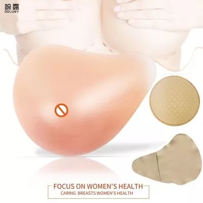 Silicone Breast Form Supports Artificial Spiral Silicone Chest Prosthesis • $27