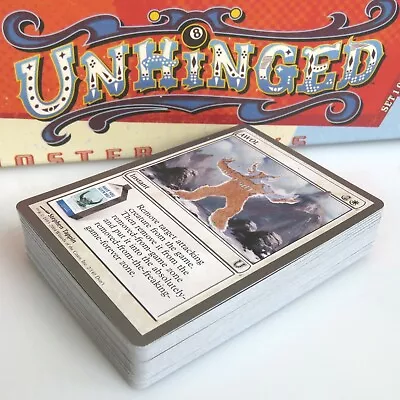 UNHINGED ~ Complete 55 Card COMMON SET MtG Curse Of The Fire Penguin AWOL Girl • $13.98