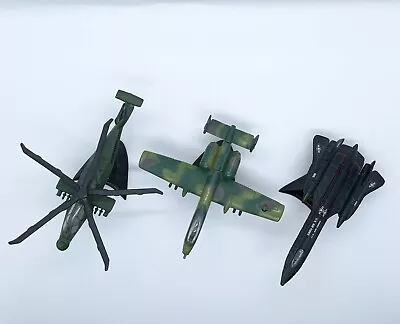 Lot Of 3 Maisto Tailwinds Aircraft RAH-66 Comanche A10 Thunderbolt SR-71 Black • $28.98