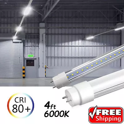 10-100 Pack LED G13 48'' 4 Foot T8 Tube Light Bulbs Bypass Ballast 6000K-6500K • $88.98