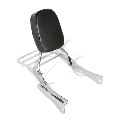 Motorcycle Backrest Sissy Bar Luggage Rack Fit For Honda Shadow Spirit VT 750DC • $54.99