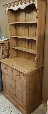 £120 • Buy Small Chunky Solid Pine Farmhouse Welsh Dresser