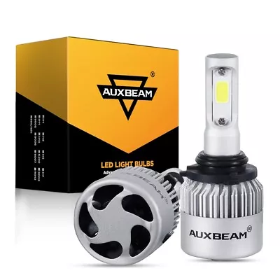 AUXBEAM 9006 HB4 LED Headlight Bulb Low Beam Kit 72W 8000LM 6500K White Light 2X • $25.98