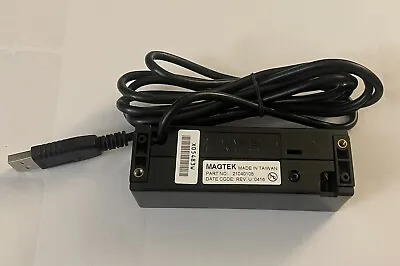 Magtek 21040108 SureSwipe USB Credit Card Reader Mini Swipe Card - Black • $9.99
