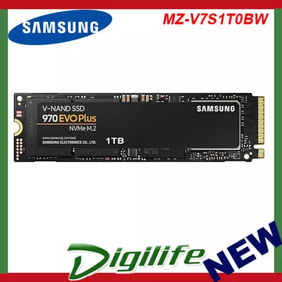 Samsung 970 EVO PLUS 1TB NVMe M.2 SSD MZ-V7S1T0BW • $215