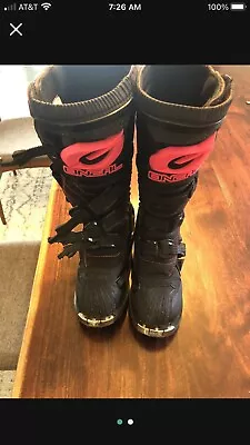 ONEAL Women's Black / Pink Rider Boot Offroad MX Motocross # 0326708 Size 8/39 • $80