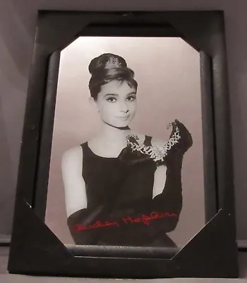 $15 • Buy Mirror Audrey Hepburn With Diamond Necklace Pub/bar, Mancave, Home Decoration