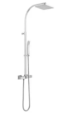 Vado Thermostatic Shower Kit Velo Square  Chrome VEL-149RRK-SQ-CP • £255.99