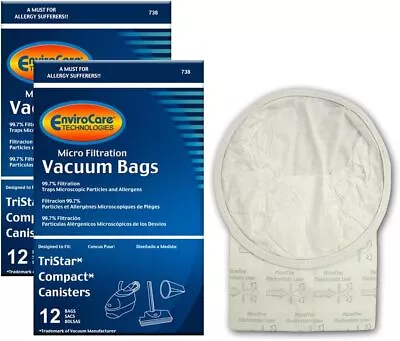 Envirocare Replacement Micro Filtration Vacuum Cleaner Dust Bags Made To Fit Tri • $37.99