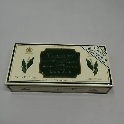 £7.99 • Buy Vintage Sealed Yardley Lily Of The Valley Luxury Soap 3 X 100g