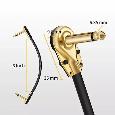 1-Pack Mogami 2319 Pedal Effects Patch Instrument Cable Gold Connectors • $16.90