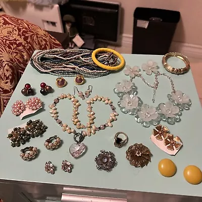 Lot Of Vintage Costume Jewelry Japan Beau Jewels Coro Napier And More • $5.80