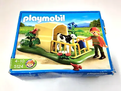 Playmobil 5124 Calf Feeder - New - Box Damaged • £9