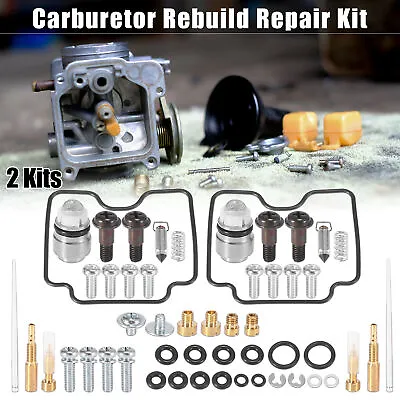 2 Kits Motorcycle Carburetor Repair Rebuild Part For Yamaha V Star 1100 XVS 1100 • $21.49