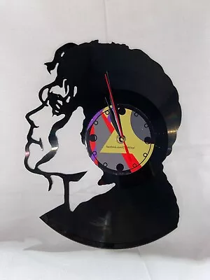 Michael Jackson With Headphones Design 33 LP Vinyl Wall Clock • $13