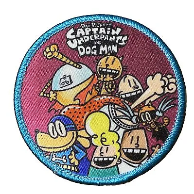 VINTAGE Captain Underpants & Dog Man Sew On Patch Collectible 90s Kids Books 3” • $4.44