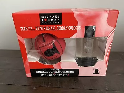 NEW Team Up With Michael Jordan Cologne And Mini Basketball Gift Set (E) • $71.49