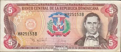 Dominican Republic Pick-number: 152b Used (III) 1997 5 Pesos Oro • $7.05