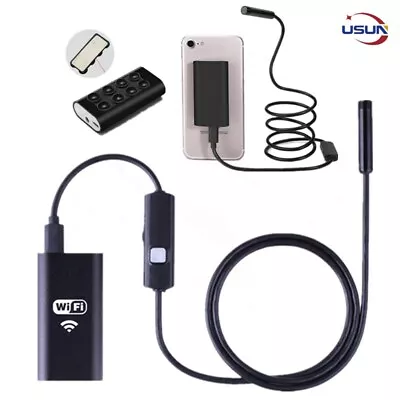 £21.99 • Buy 6 LED WIFI Endoscope Camera Wireless Borescope Inspection For IPhone IOS Android