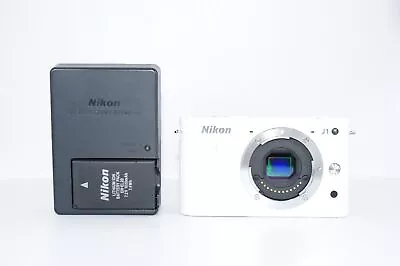 Nikon 1 J1 Mirror Less Digital Camera - White [Exc+5] FREE SHIPPING Japan#355 • $195.44