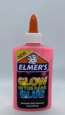 $18.99 • Buy Elmers Glow In The Dark Pink Glue Liquid Safe Washable Nontoxic Children 147ml