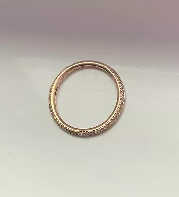 Pandora Rose Gold Ring Size R Cost £45 • £9.99