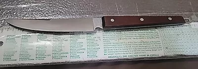 Vintage MCM Design Ekco Flint Stainless USA Knife 10  Overall 4.5  Blade • $12.75