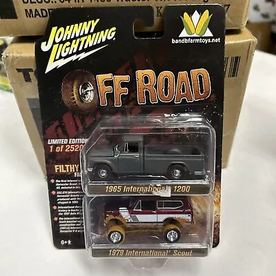 1/64 Johnny Lightning International Harvester Scout & 1200 Muddy Off Road • $22