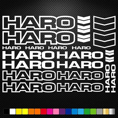 FITS Haro Vinyl Decals Stickers Sheet Bike Frame Cycle Cycling Bicycle Mtb • $8.29