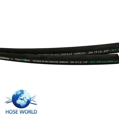£11.96 • Buy Hydraulic Hose 2 Wire (2SN) 1/4  3/8  1/2  3/4  5/8  1  **PRICE PER METRE**