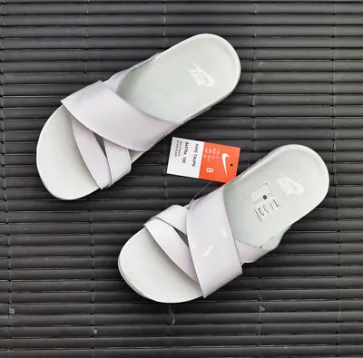 £24.99 • Buy Nike Taupo Sandals White 849756 100 UK7 UK8 UK9 EUR41 EUR42.5 EUR44 SLIDE TN 95