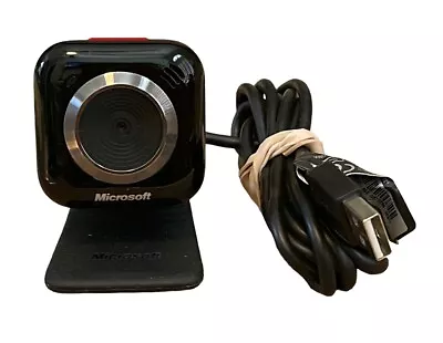 Microsoft LifeCam VX-5000 USB 2.0 Webcam Camera - Tested Works Great Black • $14.99