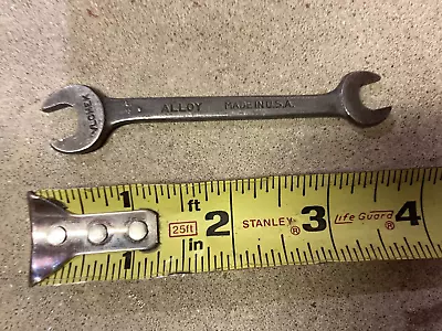 Vintage VLCHEK TOOLS ALLOY Open End Wrench 5/16  X 3/8  Made In USA Tool Wrench • $3