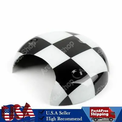 Black Checkered Pattern Tachometer Panel Cover Fit MINI COOPER R56 R58 R60 NEW • $18.79