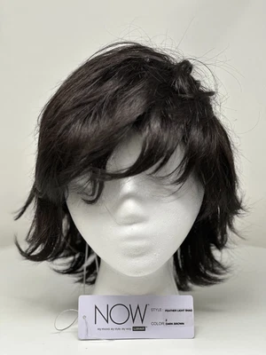$35 • Buy DARK BROWN LUXEHAIR Wig  - FEATHER LITE SHAG -  BRAND NEW  - FREE SHIP
