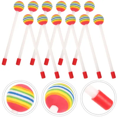 £12.81 • Buy  12 Pcs Drumstick Colored Rhythm Sticks Mallets Percussion Lollipop