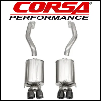 Corsa Sport 2.5  Axle-Back Exhaust System Fits 2009-13 Chevy Corvette C6 6.2L V8 • $1995.99