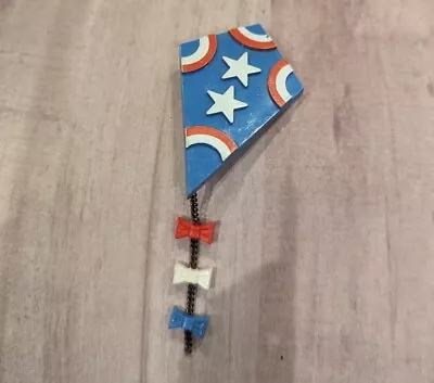 Vintage Avon Kite Brooch Pin Red White Blue Patriotic • $11.95