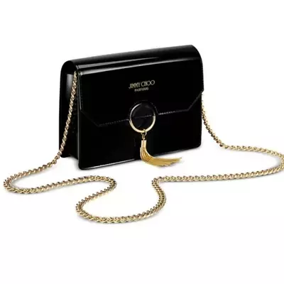 JIMMY CHOO Parfums Black Handbag Clutch Evening Shoulder Crossbody Bag Pouch • $49.99