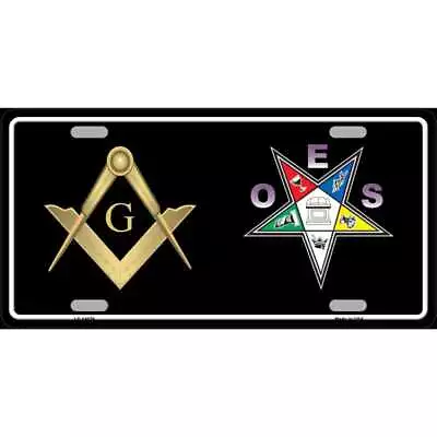 Free Mason OES Novelty Metal License Plate • $11.25