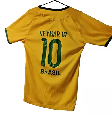 Brasil #10 Neymar Jr Home Shirt Size M Supporter Shirt • $40