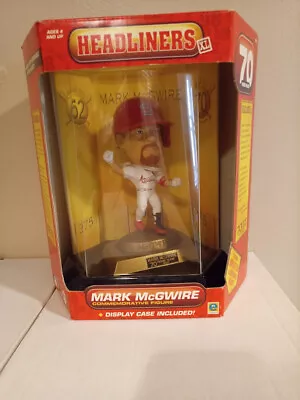 MLB HEADLINERS XL Mark McGwire #25 Cardinals Commemorative Figure DISPLAY CASE • $5