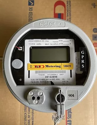Elster Watthour Meter Kwh Alpha 3 Fm8s/9s 13 Lugs Cl20 120-480v Y/d Gprs • $94.99