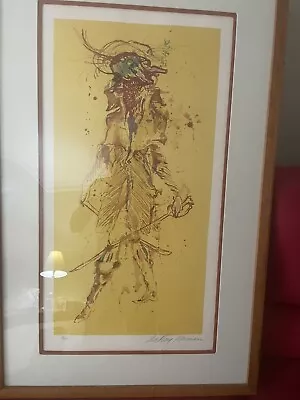 Leroy Neiman Signed Lithograph  The Captain   • $1000