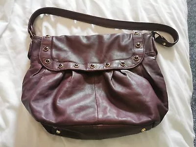 Butterfly By Matthew Williamson Bag Purple Leather Handbag Debenhams • £10