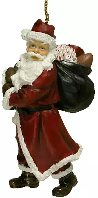 Mississippi State Bulldogs Team Logo Santa Claus Christmas Ornament 4  • $19.99