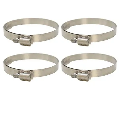 Jet Breeze Boat Exhaust Hose Clamps | 4 5/8 - 5 1/2 Inch Marine (Set Of 4) • $8.44