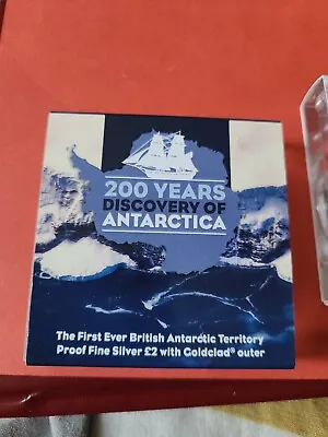 £30.50 • Buy £2 Pound Coin 2021 Silver Proof 200 Years Discovery Of Antarctica 199 Minted 