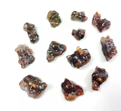 100% Natural Mexican Fire Agate Polished Rough Gemstone Wholesale Lot 97.30 Cts • $109.99